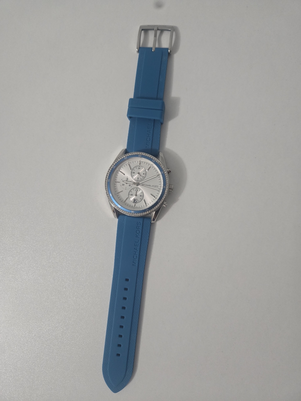 Michael Kors Hadyn Chronograph Watch Santorini Blue - Excellent Condition! - Picture 7 of 7